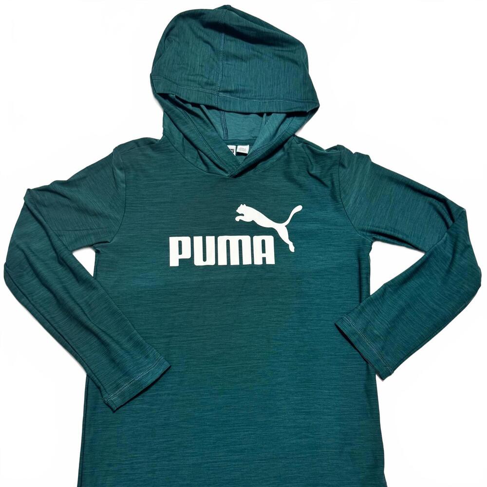 Puma Boys Performance‎ Style Lightweight Pullover Hood Collar Size 7/8